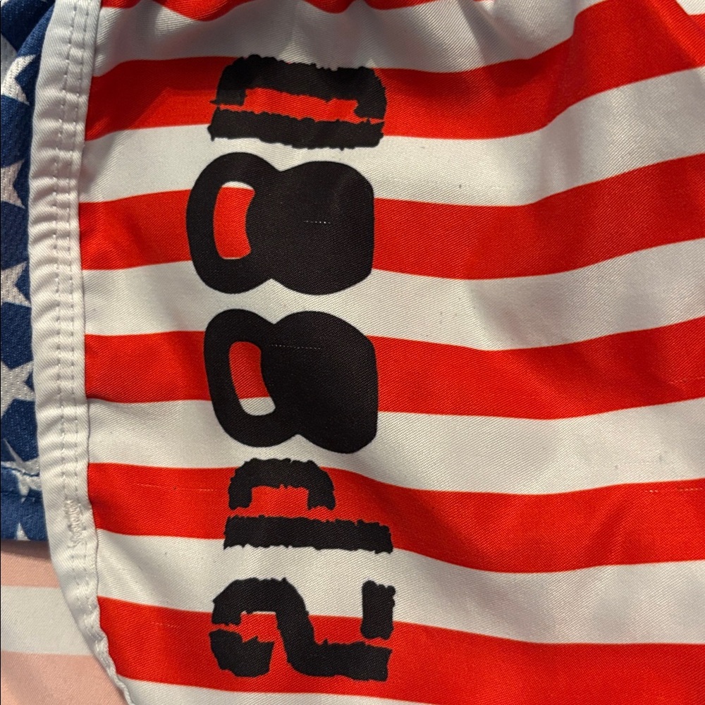 Patriotic Striped Women's Shorts 2POOD - Picture 2 of 7